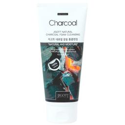 Пенка для умывания Jigott Уголь Natural Charcoal Foam Cleansing, 180 мл