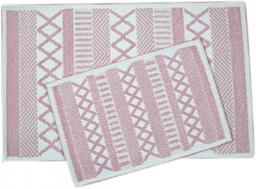 Набор ковриков Irya Kitaro pudra, 90х60 см и 60х40 см, разноцвет (svt-2000022238151)