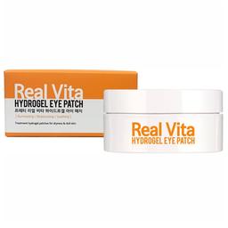 Патчі гідрогелеві для зони під очима Prreti Real Vita Hydrogel Eye Patch з вітамінами, 60 шт.