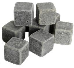 Камені для охолодження віскі Supretto Whiskey Stones, сірий, 9 шт. (5570-0002)