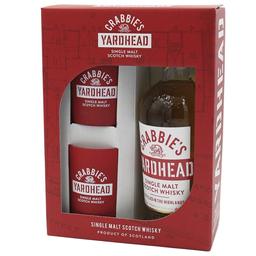 Набір віскі Crabbie's Yardhead, в подарунковій упаковці, 40%, 0,7 л + 2 келихи