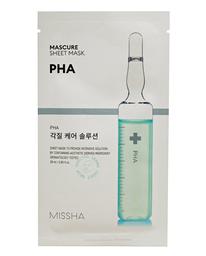 Маска для лица Missha Mascure Solution PHA, с эффектом пилинга , 27 мл