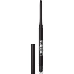 Автоматический стойкий гелевый карандаш для век Maybelline New York Tattoo Smokey Liner тон 010 черный 1 г (B3367900)