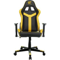 Геймерское кресло GT Racer черное с желтым (X-2527 Black/Yellow)