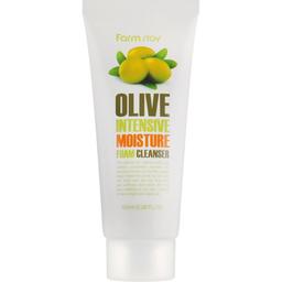 Пінка для вмивання FarmStay Olive Intensive Moisture Foam Cleanser, з оливою, 100 мл
