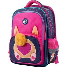 Рюкзак Yes S-72 Puppy, рожевий з синім (559033)