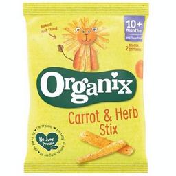 Палочки кукурузные Organix с морковью органические с 10 месяцев 15 г