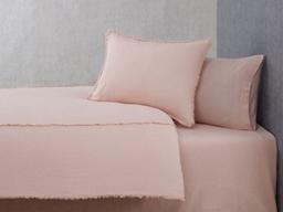 Комплект постельного белья Buldans Burumcuk Pudra, светло-розовый, 6 предметов (svt-2000022272094)