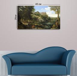 Картина на холсте Art-Life, 25x45 см, разноцвет (8С_24_25x45)