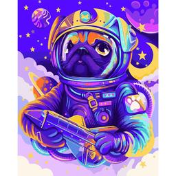 Картина по номерам Santi Космический патруль Мопс, 40х50 см (954461)