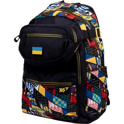 Рюкзак та сумка на пояс Yes TS-61-M Welcome to Ukraine, черный (559478)