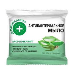 Антибактеріальне мило Домашний Доктор алое та евкаліпт, 70 г