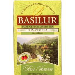 Чай зелений Basilur Four Seasons із суницею, 30 г (20 шт. х 1.5 г) (807047)