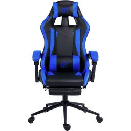 Геймерское кресло GT Racer черное с синим (X-2323 Black/Blue)