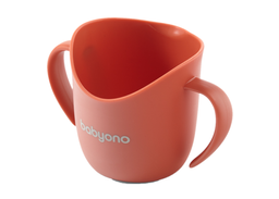 Ергономічна тренувальна чашка BabyOno, 120 мл, помаранчевий (1463/02)