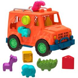 Ігровий набір-сортер Battat Вантажівка Сафарі, помаранчевий (VE1029Z)