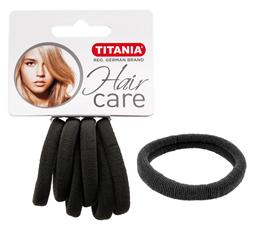 Набір резинок для волосся Titania, 6 шт., сірий (7870)