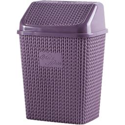 Кошик для сміття Violet House 0026 Віолетта Plum, 10 л, фіолетовий (0026 Віолетта PLUM с/к 10 л)