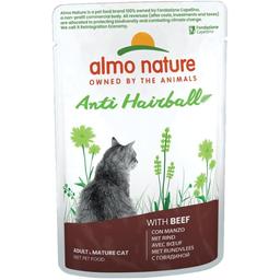 Вологий корм для котів Almo Nature Holistic Functional Cat для виведення шерсті з яловичиною 70 г (5292)