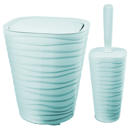 Набір для ванної кімнати Planet Welle, 2 предмети, сіро-блакитний (UP171*)