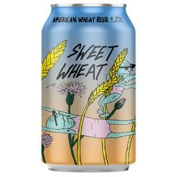 Пиво Lervig Sweet Wheat, світле, нефільтроване, 4,5%, з/б, 0,33 л