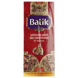 Чай чорний Batik Gold Цейлонський високогірний, байховий, дрібний, 50 г