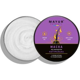Маска для волос Mayur натуральная против выпадения регенерирующая с аргановым маслом и ниаценамидом