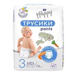 Підгузки-трусики Bella Baby Happy Pants 3 (6-11 кг), 14 шт.