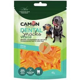 Лакомство для собак Camon Dental Snack Высушенные кусочки морковки 100 г