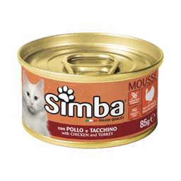 Влажный корм для кошек Simba Cat Wet, курица и индейка, 85 г (70009447)
