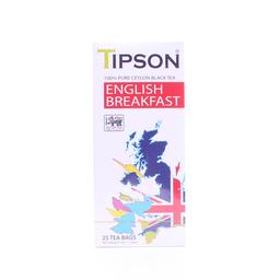 Чай чорний Tipson English Breakfast цейлонський, 25 пакетиків (726003)