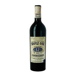 Вино Vignobles Vellas Oak Simple Rouge AOP Corbieres 2021 красное сухое 0.75 л