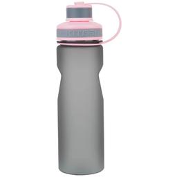 Бутылочка для воды Kite 700 мл серо-розовая (K21-398-03)