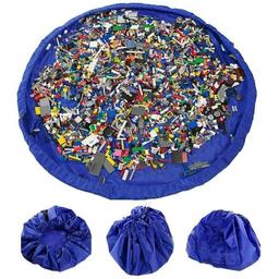 Коврик-мешок Supretto для игрушек, 150 см, синий (4458)