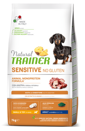 Сухий корм Trainer Natural Dog Sensitive Small&Toy Adult Mini, Качка з рисом і олією, 7 кг