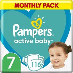 Підгузки Pampers Active Baby 7 (15+ кг), 116 шт.