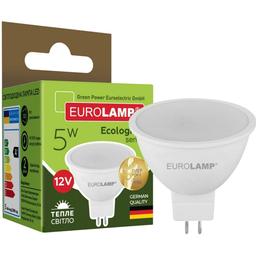 Светодиодная лампа Eurolamp LED Ecological Series, MR16, 5W, GU5.3, 3000K, 12V (50) (LED-SMD-05533(12)(P))