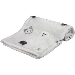 Килимок плюшевий для котів Trixie Mimi, 50х70 см, сірий