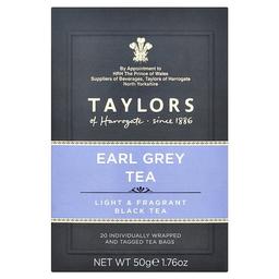 Чай чорний Taylors of Harrogate Earl Grey, 20 пакетиків (802592)