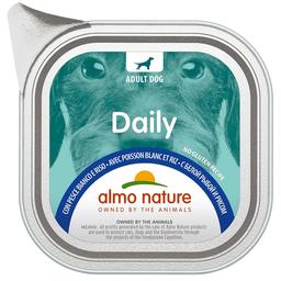 Вологий корм для собак Almo Nature Daily Dog, з білою рибою та рисом,100 г (226)