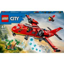 Конструктор LEGO City Пожарный спасательный самолет 478 детали (60413)