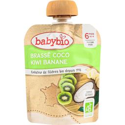 Органічне пюре Babybio з кокосового молока з бананом та ківі 85 г