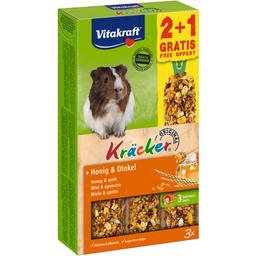 Ласощі Vitakraft Kracker для морських свинок, з медом і спельтою, 3 шт., 186 гр
