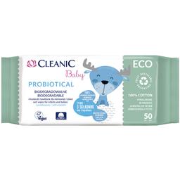 Влажные салфетки Cleanic Baby Eco Probiotical 50 шт.