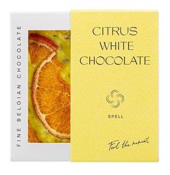 Белый шоколад Spell Цитрус-взрывная карамель, 80 г (782558)