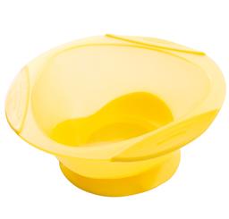Тарелка на присоске Baby Team, 280 мл, желтый (6004_желтый)