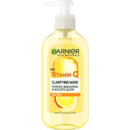 Очищаючий гель для вмивання Garnier Skin Naturals з вітаміном С, 200 мл
