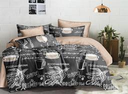 Комплект постельного белья Ecotton, твил-сатин, двуспальный, 210х175 см (22753)