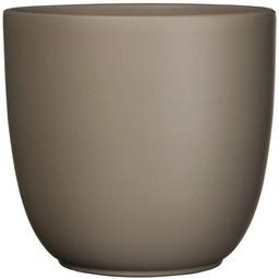 Кашпо Edelman Tusca pot round, 17 см, коричневое (144296)