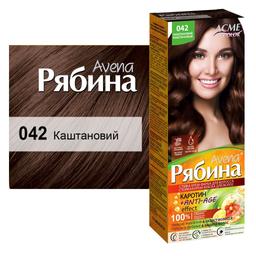 Крем-фарба для волосся Acme Color Рябина Avena, відтінок 042 (Каштановий), 138 мл